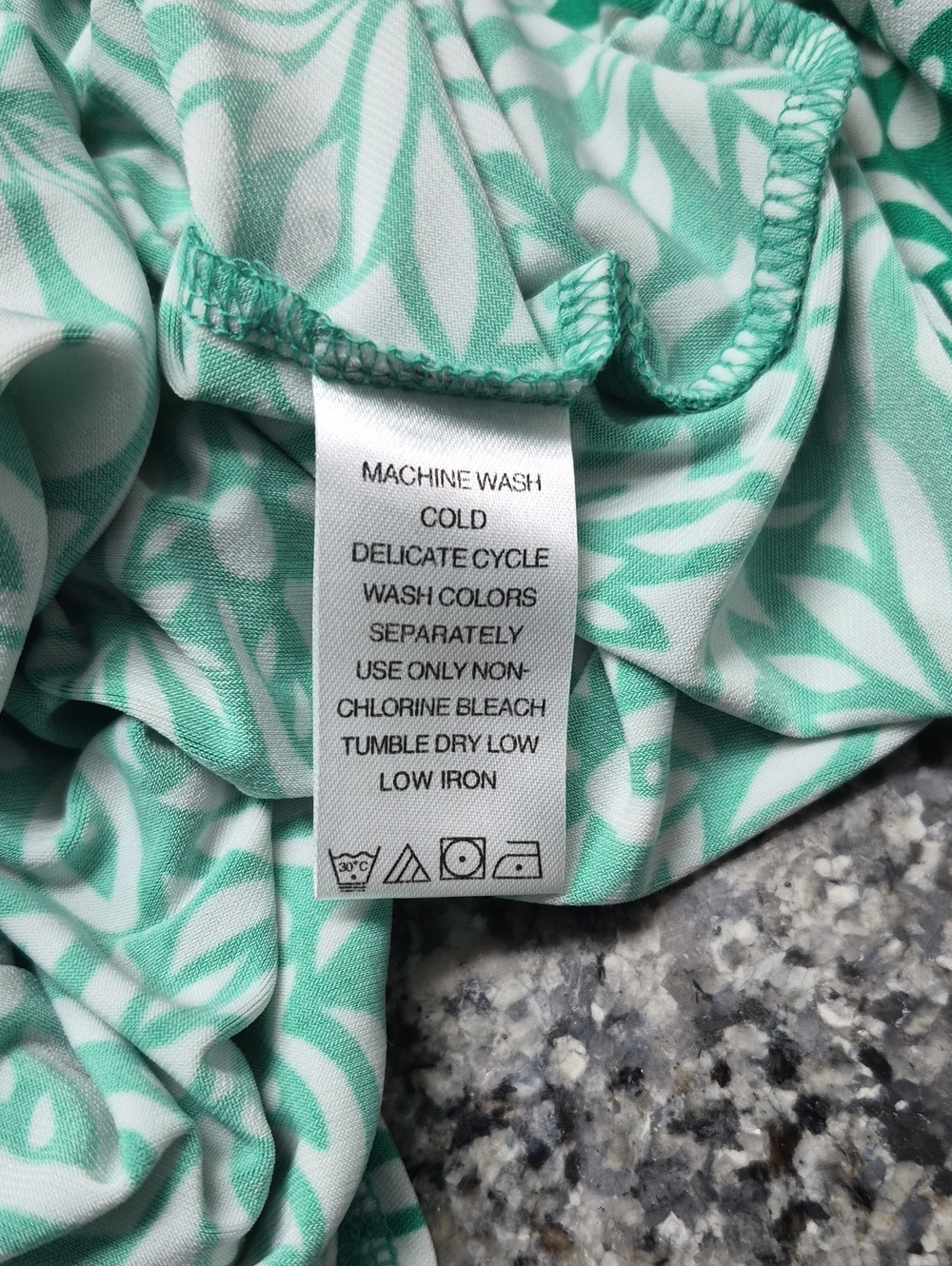 Chadwicks Green and White Floral V-Neck Midi Dress - Picture 5 of 5